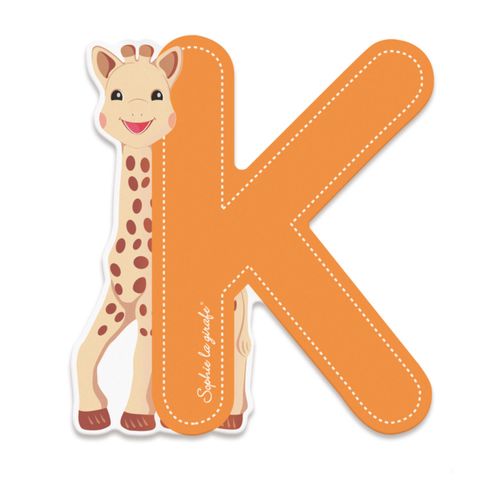 SOPHIE LA GIRAFE Lettre Sophie La Girafe (bois) - K