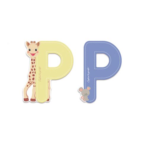 SOPHIE LA GIRAFE Lettre Sophie La Girafe (bois) - P