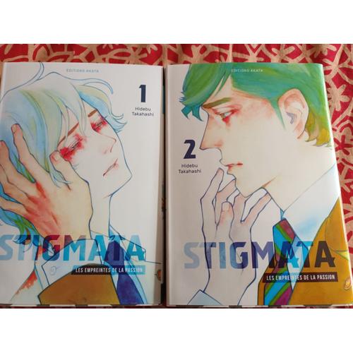 Lot Intégral Manga Yaoi Stigmata - Les Empreintes De La Passion 1 Et 2 En Vf De Takahashi Hidebu Et Sagawa Keiichi