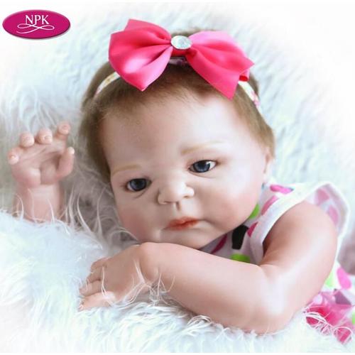 Npk 23 Super Realiste Simulation Fille Poupees Jouet Doux Full Body Vinyle Reborn Bebe Poupee Bebe Reborn Com Corpo De Silicone Menina Rakuten