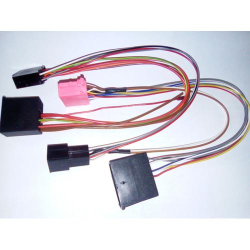 Câble adaptateur Iso pour CDC A70/071/08 Peugeot audio 3040 - Renault 4X15W RDS et Citroën system audio 4030 RDS