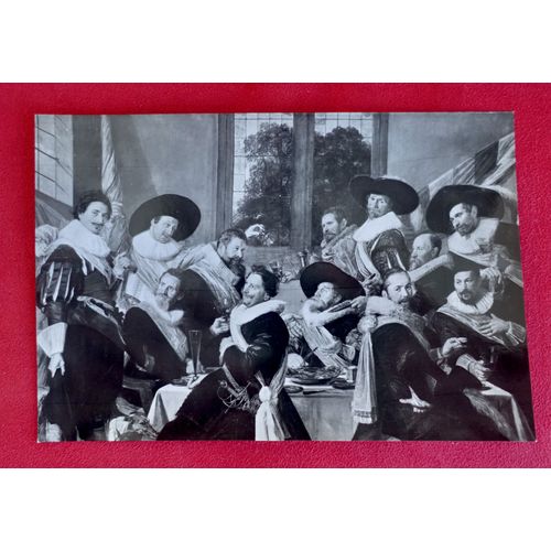 Carte Postale Cpa. Tableau, Peinture De Frans Hals. Frans Halsmuseum . Banquet Des Officiers Du Corps Des Archers De Saint-George, Haarlem 1627. Pays-Bas