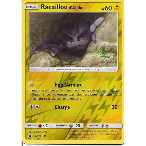 Racaillou D'alola Reverse 32/111 - Invasion Carmin