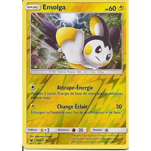 Emolga Reverse 35/111 - Invasion Carmin