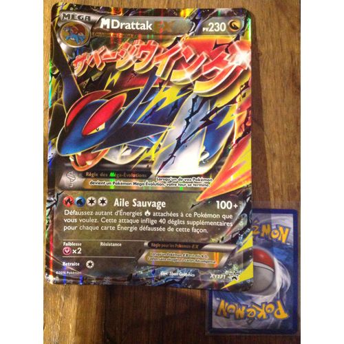 Méga Drattak Ex Carte Géante Promotionnelle Xy171