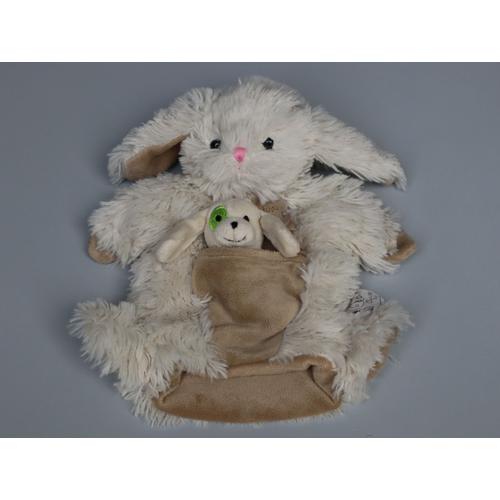 Doudou Lapin Beige Marionnette Chien Histoire D'ours