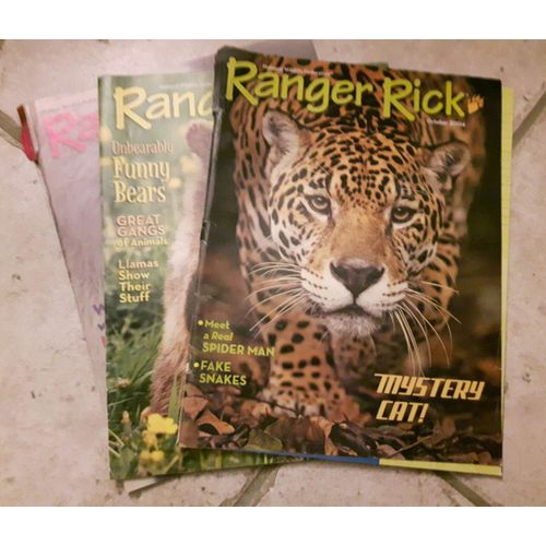 Lot De 3 Ranger Rick - Revue En Anglais Grands Enfants