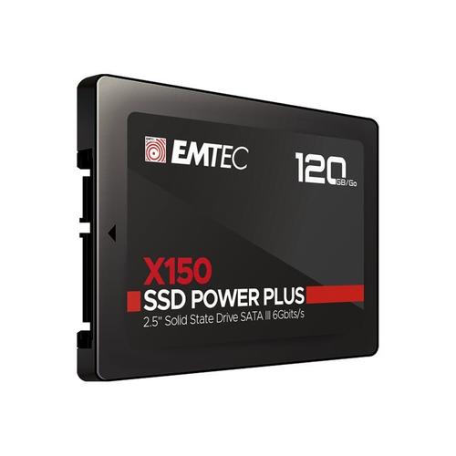 EMTEC X150 Power Plus 3D NAND - SSD - 120 Go - interne - 2.5" - SATA 6Gb/s