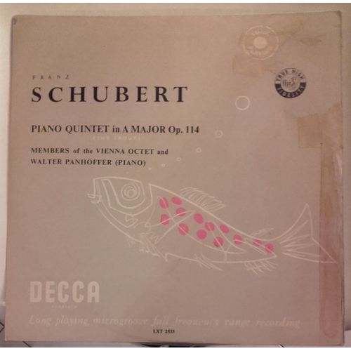 Piano Quintet In A Major Op.114 (The Trout)