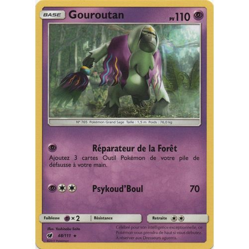 Carte Française Gouroutan 48/111 Série Invasion Carmin Pokemon