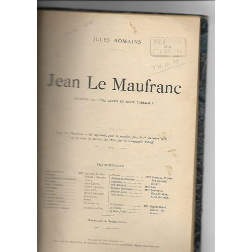 Jean Le Maufranc    Boen Ou La Possesion Des Biens   Siegfrield