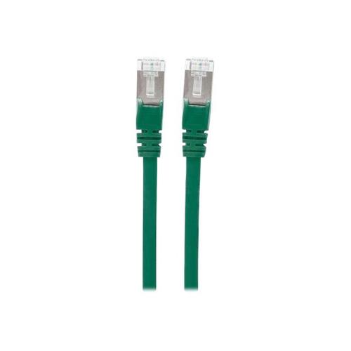 Intellinet Network Patch Cable, Cat6A, 2m, Green, Copper, S/FTP, LSOH / LSZH, PVC, RJ45, Gold Plated Contacts, Snagless, Booted, Lifetime Warranty, Polybag - Cordon de raccordement - RJ-45 (M)...