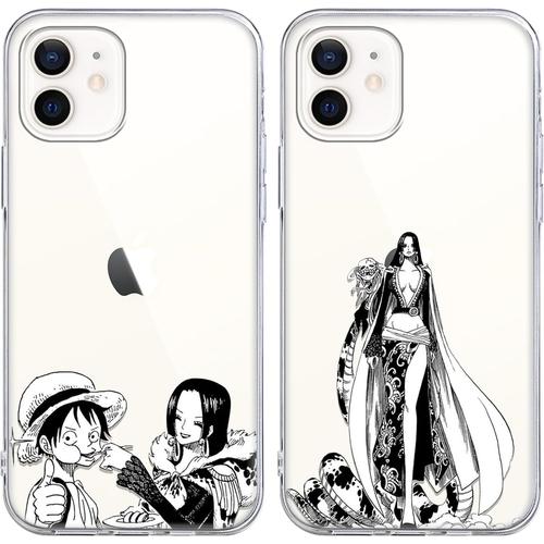 2 Pièces Coque Pour Samsung Galaxy A71(4g) 6.7 Pouce, Anime One Piece Luffy Nami Manga Dessin Animé Motif Étui Protection Housse De Silicone Tpu Mince Souple Antichoc Bumper Case, Transparent 9