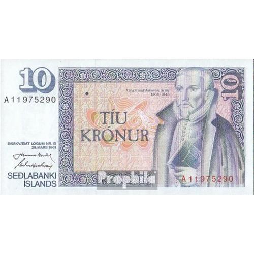 Islande Pick-No: 48a Signature 43 Neuf 1981 10 Kronur