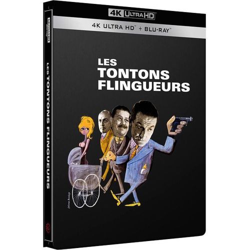 Les Tontons Flingueurs - 4k Ultra Hd + Blu-Ray - Boîtier Steelbook Limité