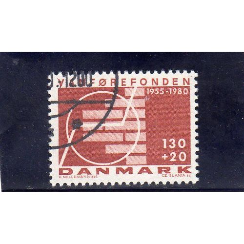 Timbre-Poste Du Danemark (25ème Anniversaire De La Fondation Nationale Pour Les Invalides)
