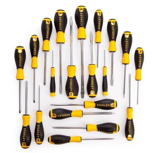 STANLEY Jeu de 20 tournevis Essential