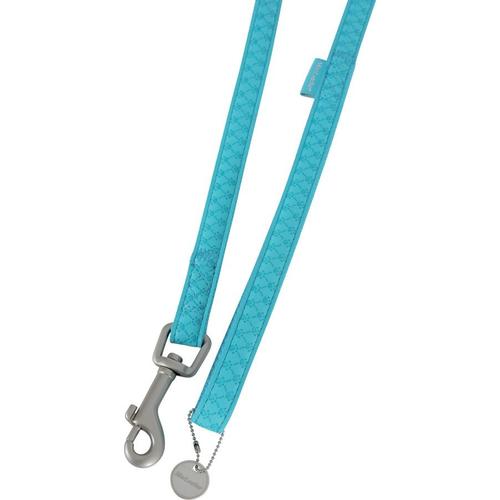 Laisse Mac Leather 10mm/1.2m Turquoise