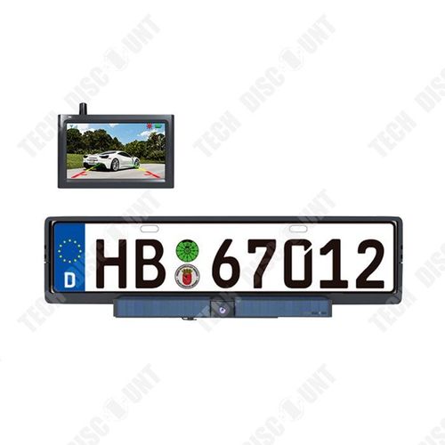 Td® Caméra De Recul Sans Fil Pour Voiture, Affichage De Caméra De Recul Sans Fil, Caméra De Recul Pour Voiture, 4.3 Pouces, 12v-32v