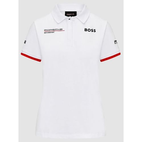 Polo De L'équipe Porsche Motorsport Pour Femmes - Blanc