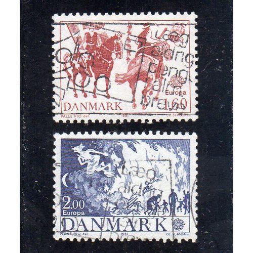 Timbres-Poste Du Danemark (Europa 1981, Folklore)