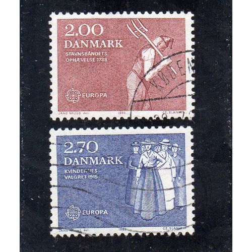 Timbres-Poste Du Danemark (Europa 1982, Faits Historiques)