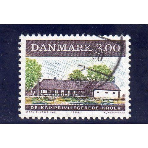 Timbre-Poste Du Danemark (Auberges-Relais Danoises)
