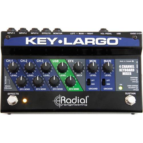 Radial Key-Largo table de mixage pour claviers