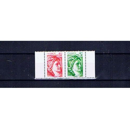 France 2017 Salon Philatélique D'automne, Paire De Timbres Sabine Issus Du Carnet
