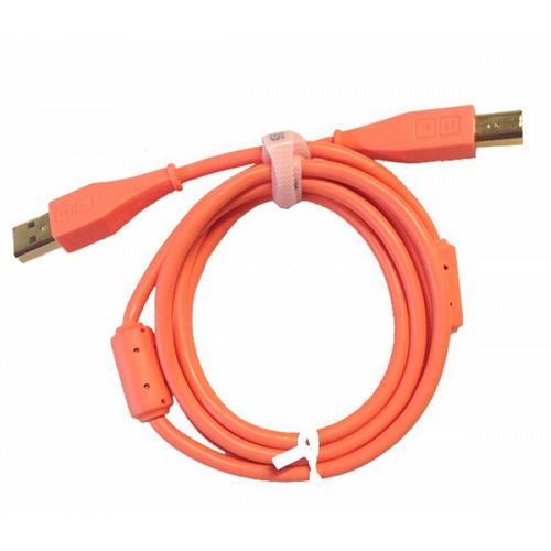 Dj TechTools Chroma Cable USB 1,5 m néon orange (droit)