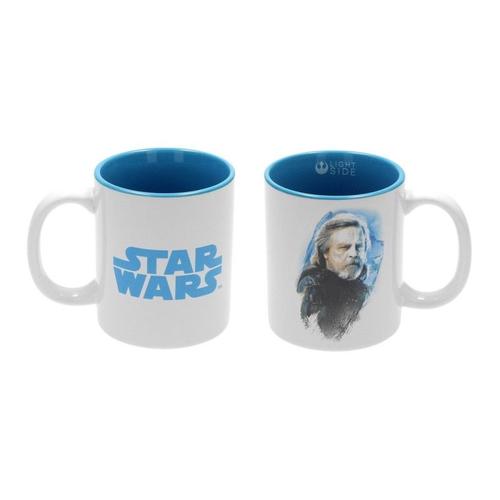 Mug Star Wars Les Derniers Jedi - Luke Skywalker Blanc Et Bleu