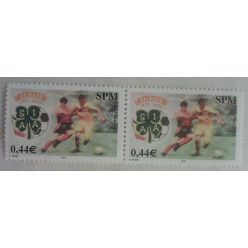 Bloc 2 Timbres France Saint-Pierre Et Miquelon 2004 Yvert Et Tellier N°857 Jubilé 1953-2003 Siaa Neuf** Gomme Intacte