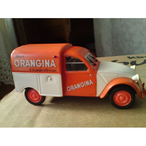 Miniature 2cv Citroen - Orangina - Norev-Norev
