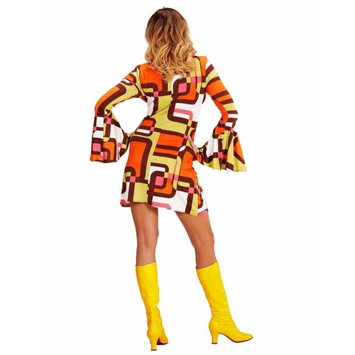 Déguisement Groovy Géométrique Années 70 Femme Small