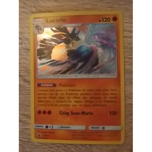 Carte Pokemon Lucario Sm54 Holo Soleil Et Lune