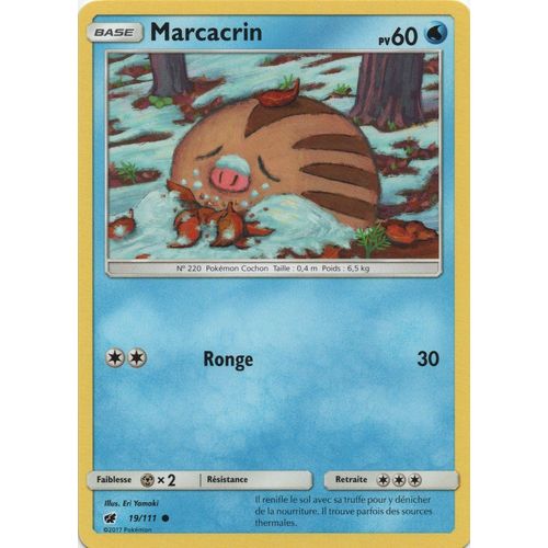 Carte Française Marcacrin 19/111 Série Invasion Carmin Pokemon