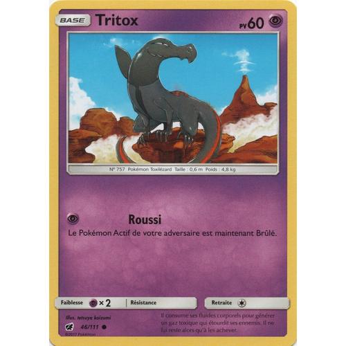 Carte Française Tritox 46/111 Série Invasion Carmin Pokemon