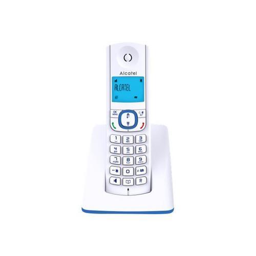 Alcatel Classic F530 - Téléphone sans fil avec ID d'appelant - DECT - bleu