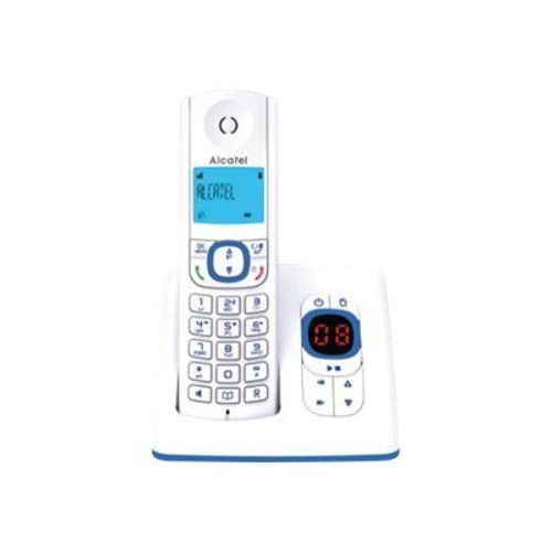 Alcatel Classic F530 Voice - Téléphone sans fil - système de répondeur avec ID d'appelant - DECT - bleu