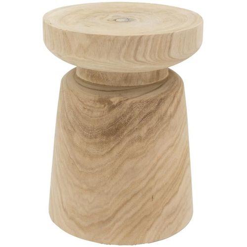 Tabouret En Bois Paulownia Bouchon Naturel