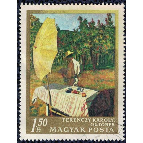 Hongrie 1967 Oblitéré Used Octobre Par Károly Ferenczy