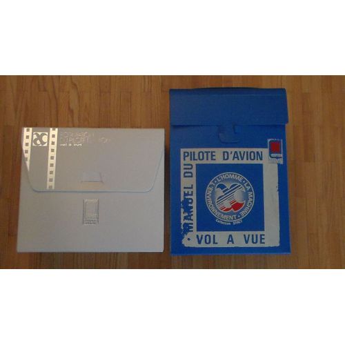 Mallette 7 Cassettes Vhs Pilote Avion - Mallette Manuel Pilote Avion Vol A Vue