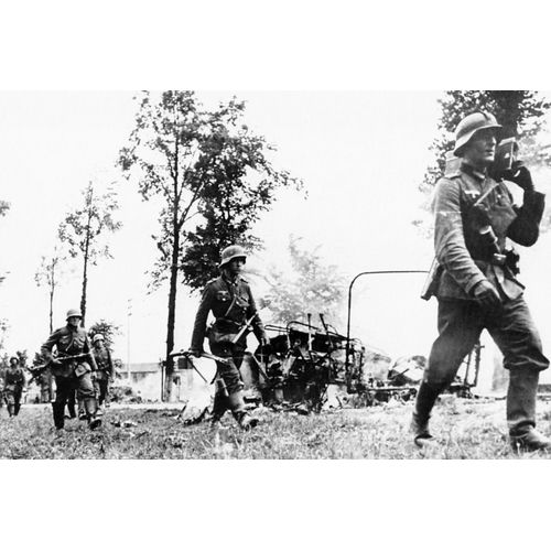 Ww2 - Dunkerque - Progression De L'infanterie Allemande Dans Les Faubourgs