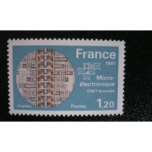 Timbre France Yt 2126  Micro-Electronics - Cnet Grenoble
