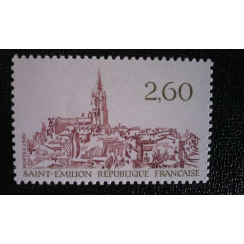 Timbre France (Yt2162)  1981  Saint-Emilion