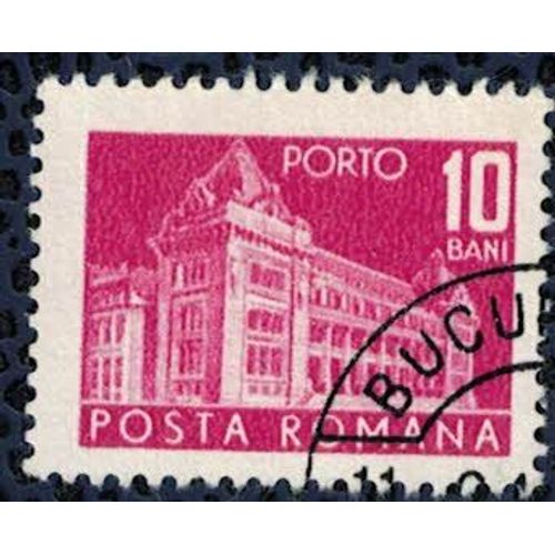 Roumanie 1967 Oblitéré Used Bâtiments Bureau De Poste Siège Su