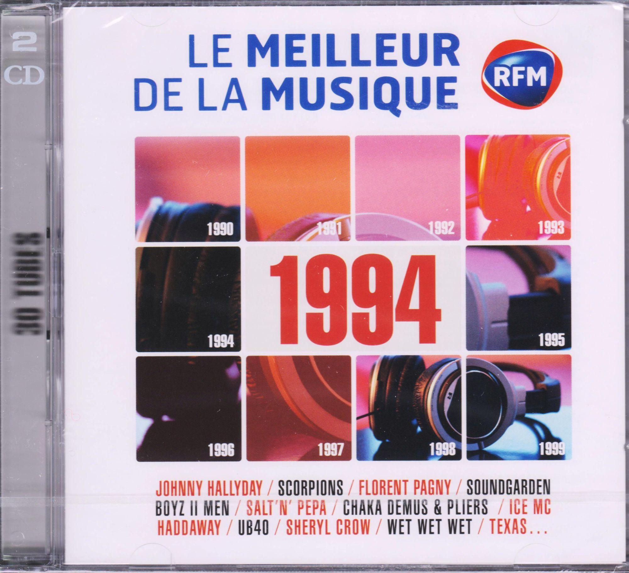 RFM - Le Meilleur De La Musique - 1994 - All I Wanna Do - Black Hole Sun -  Spiritual Love - La Carioca - I Miss You - Si Tu Veux MEssayer - Regulate  - Groove Thang - 2 CD - 30 Titres | Rakuten