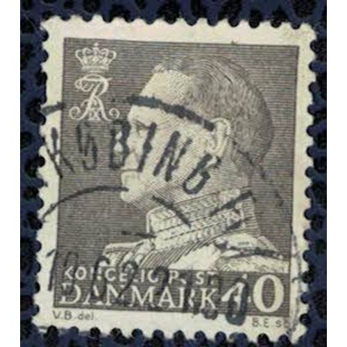 Danemark 1961 Oblitéré Rond Used King Frederik Ix Roi Frédéric Ix Profil Gauche Su