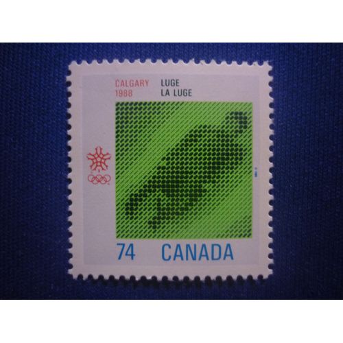 Timbre Canada Calgary La Luge 74