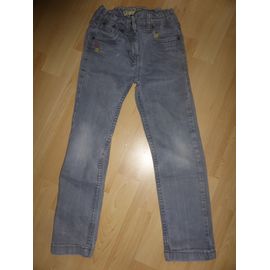 Jean Sergent Major Coton 6 Ans Gris